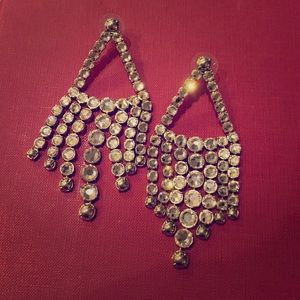 Rose Gold Crystal Earrings